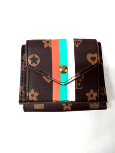 Claire's Girls Wallet Brown Love Design #46859-5 NEW W/Tag - Picture 1 of 5