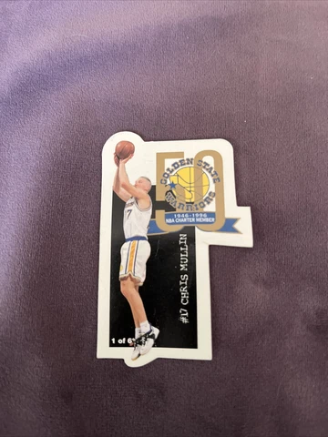 Golden State Warriors Chris Mullen magnet 50 Year Commemorative 1996 Cover
