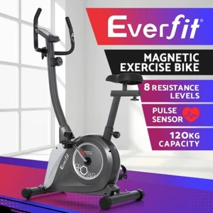 Everfit Magnetic Exercise Bike Upright Bike Fitness Equipment Home Gym Cardio - Picture 1 of 8