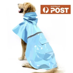 Dog Raincoat Waterproof Outdoor pet Doggie Rain Coat Rainwear Clothes Raincoat - Picture 1 of 4