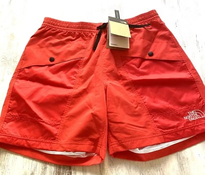 The North Face Mens 7" Outline Pocket Shorts Horizon Red Size Small $65 - Image 1 of 4