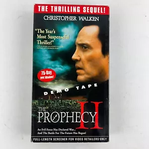 The Prophecy 2 VHS Video PROMO Screener Christopher Walken - Picture 1 of 2