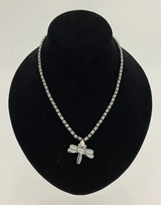 Collana ematite naturale con ciondolo 16" FRAGONFLY NUOVA CARINA - Foto 1 di 3