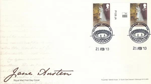Jane Austen GB FDC GUTTER PAIR [Olympic Stadium] London E20 2013 (63288) - Picture 1 of 1