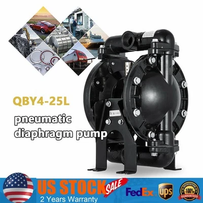35Gpm Pneumatic Dual Diaphragm Pump,Air-Operated Waste Oil Transfer Pump 120PSI - Image 1 of 4