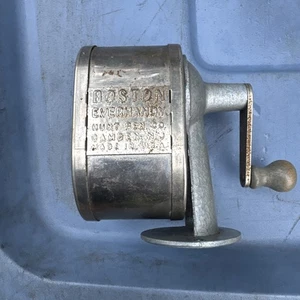 Vintage Boston Ever Handy Mount Pencil Sharpener Manual Crank  1950s Works Great - Picture 1 of 7
