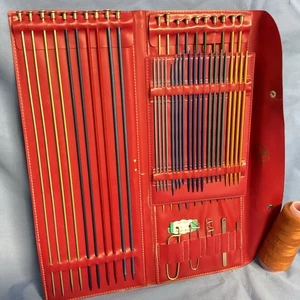 Juego de agujas de tejer Boye vintage, 1-5, 14”, 10”, DPN 7” - Imagen 1 de 5
