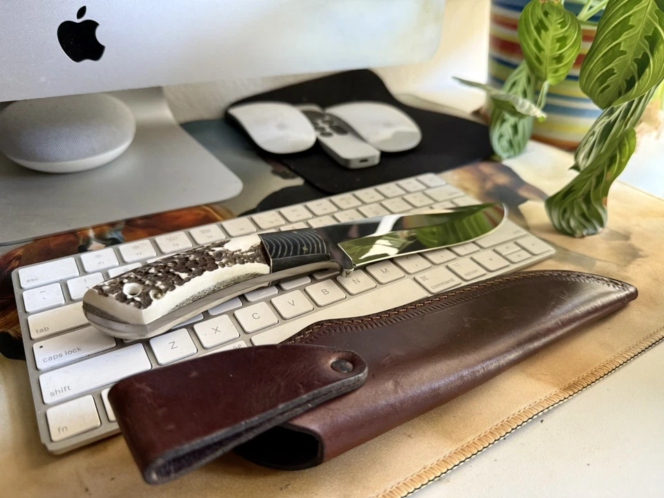 Cuchillo Fijo Boker Arbolito Hunter Ciervo Nuevo Ciervo En McArta Mango 14.49 Ecutla Foto 1 de 3