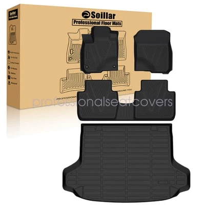 Juego de alfombrillas TPE forros maletero carga para 2023-2025 Acura ADX y Honda HR-V Foto 1 de 4