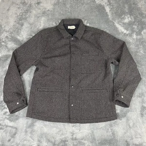 Taylor Stitch Decker Wool Beach Cloth Snap Button Up Jacket Mens Size 44 - Picture 1 of 13