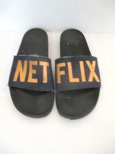 NETFLIX 2020 GOLDEN GLOBE AWARDS AFTER PARTY LOGO SANDALS SLIDES M9/W11 RARE HTF - Picture 1 of 16