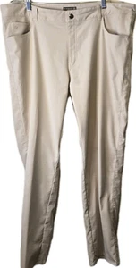 Pantalones chinos deportivos Peter Millar Crown para hombre 40x32 crema EB66 rendimiento 5 bolsillos - Imagen 1 de 14