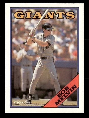 1988 O-Pee-Chee #41 Bob Melvin San Francisco Giants - Image 1 of 2