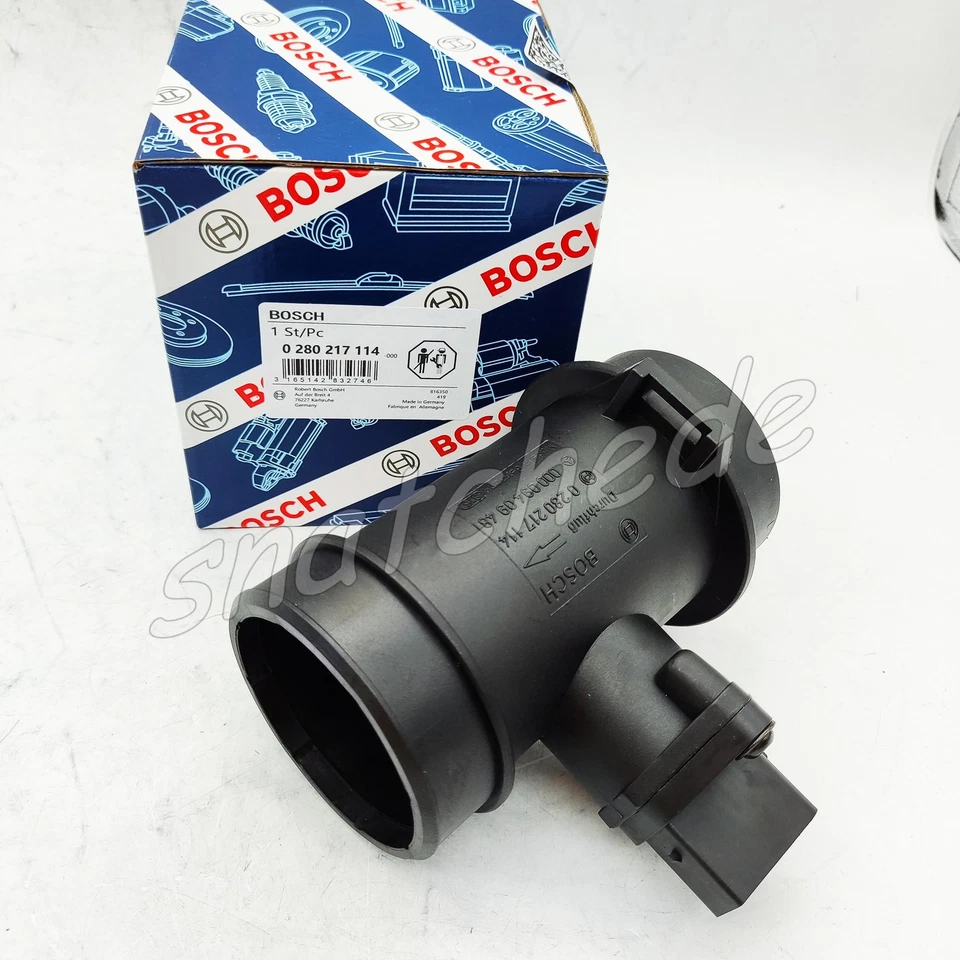NEW 0280217114 Mass Air Flow Sensor MAF Fits For Mercedes-Benz C230 SLK230 Bosch - Изображение 1 из 4