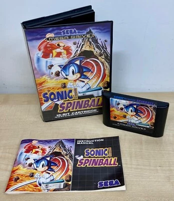 Sega Mega Drive - Sonic the Hedgehog Spinball inc. Box & Manual - Image 1 of 4