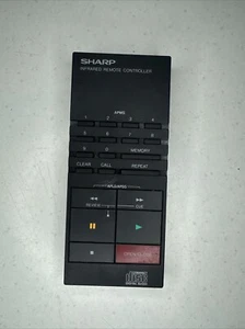 Sharp RRMCK0056AFZZ CD Player Remote Control - Working - Picture 1 of 2