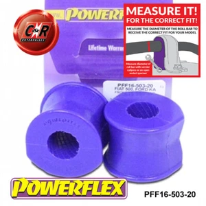 Boccole antirollio anteriori stradali Powerflex 20 mm per Ford KA (08-16) PFF16-503-20 - Foto 1 di 12