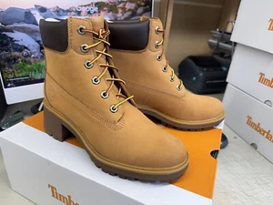 PICK SIZE - Timberland Women's Kinsley Wheat Nubuck 6 Inch Waterproof Boot - Picture 1 of 12