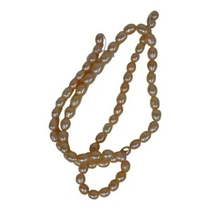 Freshwater Pearls 16" Strand 4.5-5.5 mm Mauve Pink Beads Jewelry Crafting SH1 - Picture 1 of 2