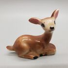 Vintage Miniature Porcelain Deer Figurine Animal • Very Good Pre-owned Condition