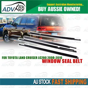 Door Window Seal Belt Weatherstrip Rubber FOR TOYOTA LANDCRUISER LC200 2008-2016 - Picture 1 of 2