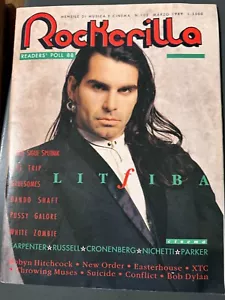 RIVISTA ROCKERILLA N.103MAR89|NICK CAVE-LITFIBA-NEW ORDER-CARPENTER-WHITE ZOMBIE - Imagen 1 de 2