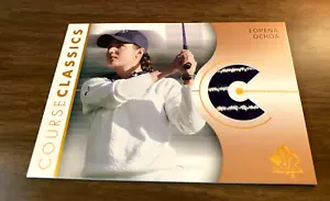 2003 SP Authentic Lorena Ochoa Course Classic Rookie SP Game Used Shirt LPGA HOF - Picture 1 of 2