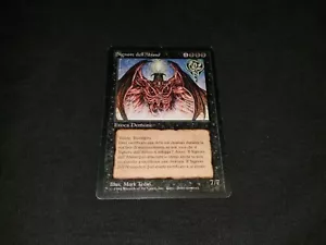 MTG 1x Revised black rare MP Italian FBB Lord of the Pit - ships w/ tracking - Picture 1 of 2