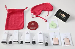 Chanel Kosmetikset, Luxusproben, Creme, Parfum, Beutel, Augenmaske, Red Camellia - Bild 1 von 1