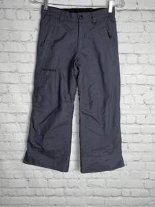 Columbia Kids Youth Outgrown Ski Snow Snowboard Pants SZ 8 Gray Adjustable Waist - Picture 1 of 5