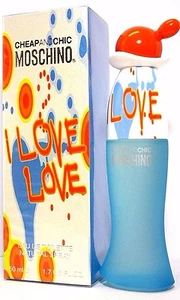 MOSCHINO CHEAP&CHIC I LOVE LOVE Eau De Toilette Spray 1.7 Oz / 50 ml BRAND NEW! - Picture 1 of 6