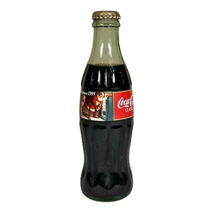 Botella de Coca Cola Navidad Papá Noel 1995 vintage 8 OZ sin abrir NUEVO - Imagen 1 de 8
