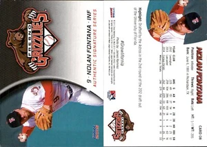 Nolan Fontana 2015 Choice Fresno Grizzlies #08 RC Card FREE SHIP *AutographDen* - Picture 1 of 1