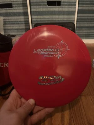 Innova Star LEOPARD3 Disc Golf 168 G Fairway Driver Red Shattered Silver - Image 1 of 3