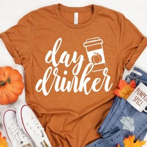 Women's Fall Thanksgiving Pumpkin Tshirt ALL SIZES small, med, large, xL, 2xL - Picture 1 of 2