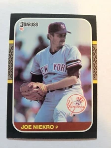 1987 DONRUSS JOE NIEKRO #217 NM  - Picture 1 of 1