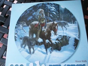 300 Stck. Großformat 20" Rund Russ Docken Kunst Puzzle "Mondspaziergang" Teile - Bild 1 von 2