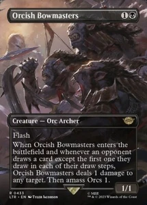 MTG - (Borderless) ORCISH BOWMASTERS - Lord of the Rings (R) - Bild 1 von 1