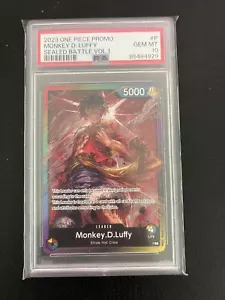 One Piece Card Game Sealed Battle Vol. 1 Rainbow Luffy P PSA: 10 | Melbourne ... - Picture 1 of 2