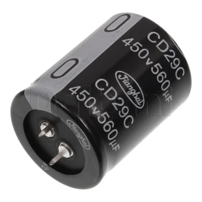 Condensador a presión 450V 560uF 35x45mm 105C Jianghai Foto 1 de 2
