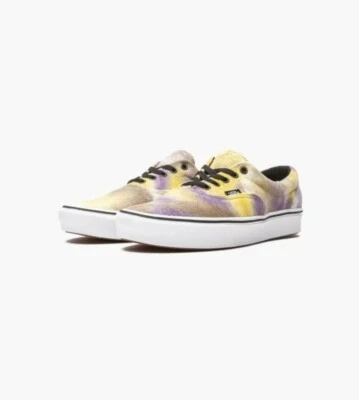 Tenis para mujer VANS Comfycush Era terciopelo manchado púrpura amarillo talla 6,5 Foto 1 de 4