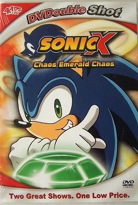Sonic X: Chaos Emerald Chaos / Unfair Ball (DVD, 2005, Slim Case) Double Feature - Image 1 of 2