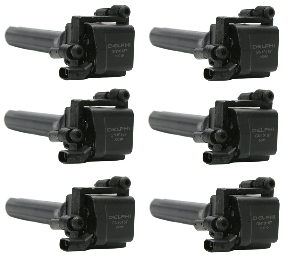 Juego de 6 bobinas de encendido directo Delphi para Chrysler 300 300M Dodge Plymouth V6 Foto 1 de 1