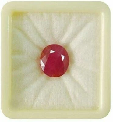 8.45 Carat Manik Stone Original Certified Natural Burma Ruby Loose Gemstone - Image 1 of 2