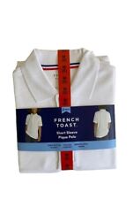 NWT Boy's French Toast Uniform Shortsleeved Polo Shirts 2-pack size (8)
