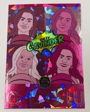 2021 Super Glow HALEY CAVINDER 1/1 Cracked Ice Pink SP  - University of Miami