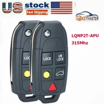 Llavero remoto 2XLQNP2T-APU para VOLVO S60 S80 V70 XC70 XC90 2004-2015 315Mhz 5B Foto 1 de 3