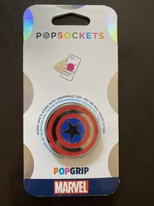PopSockets Marvel Captain America Shield Popgrip & Stand -NEW - Picture 1 of 2