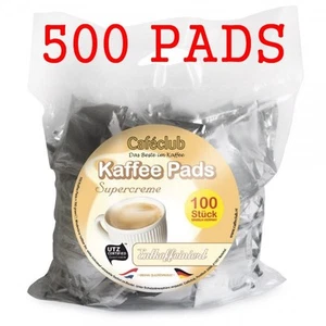 500 Kaffeepads Caféclub Megabeutel Entkoffeiniert EINZELN AROMA -VERPACKT! - Bild 1 von 1