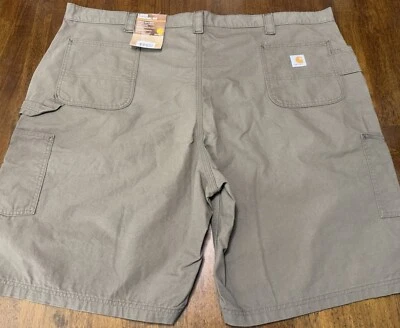 NUEVO Pantalones Cortos de Trabajo Carhartt Para Hombres Color Oliva Sueltos Calce Original Algodón Talla 50 X 10 Foto 1 de 2